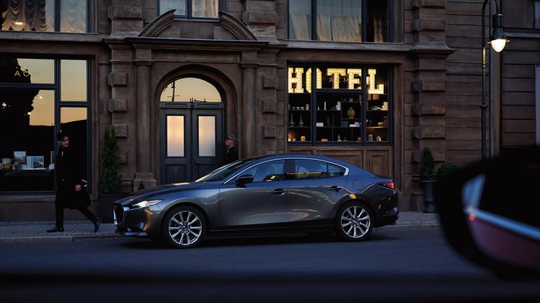 2024 Mazda3 in grey.